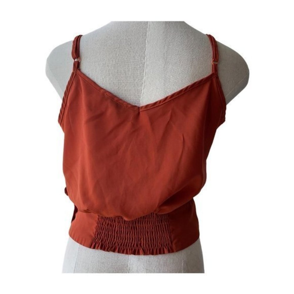 Mine Sleeveless Ruffled Top Medium - Picture 3 of 7